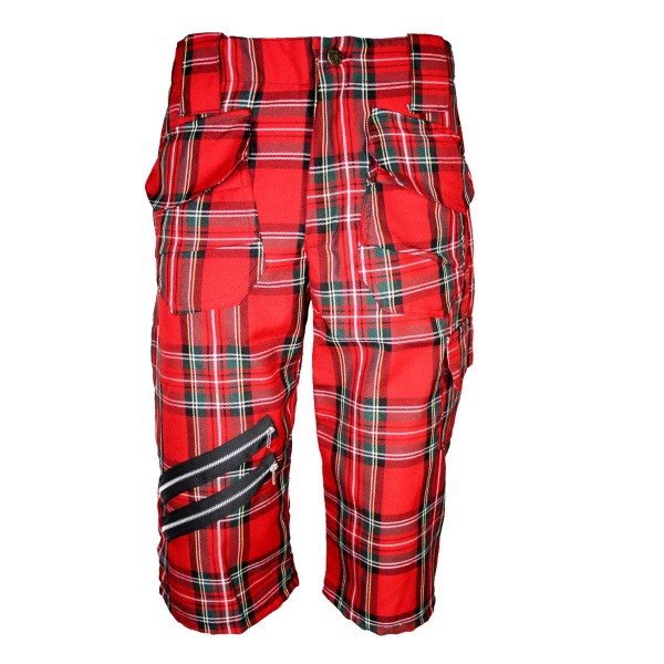 Shark Bermuda red Tartan (nur noch XS)