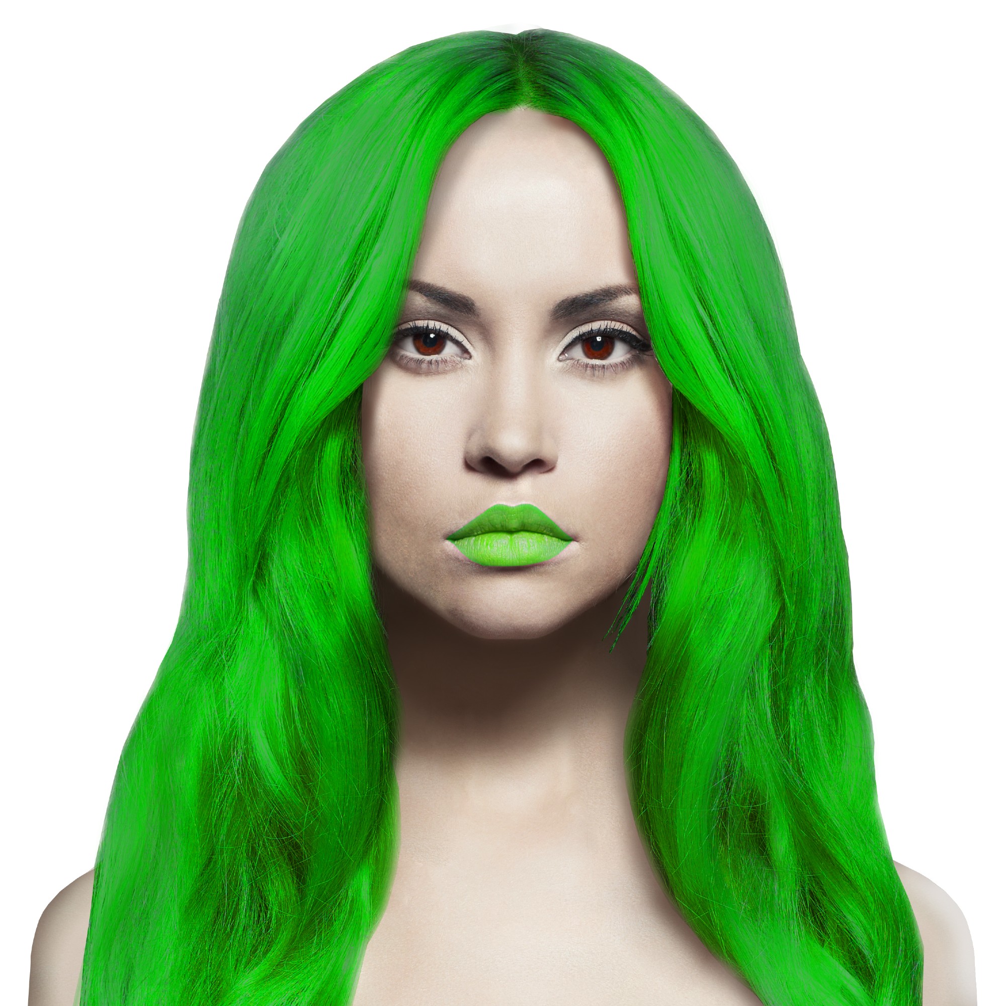 Neon grüne haare