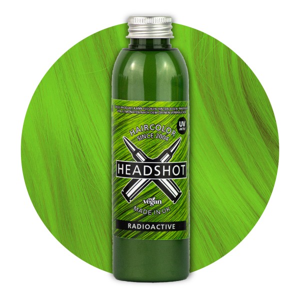 UV Grüne Haarfarbe Headshot Radioactive Semi-permanente Haartönung 150 ml