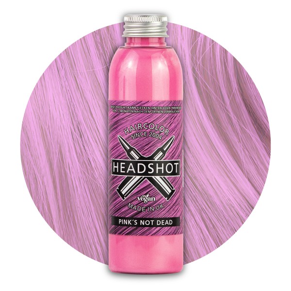 Pinke Haarfarbe Headshot Pink´s not dead, Semi-permanente Haartönung 150 ml