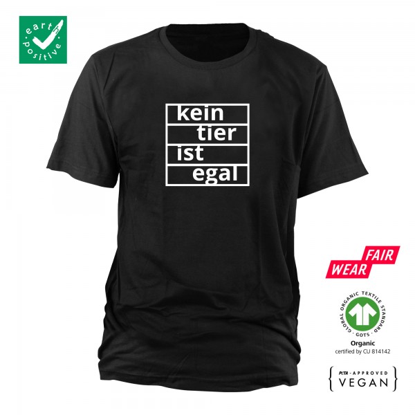 Kein Tier ist egal Bio T-Shirt 